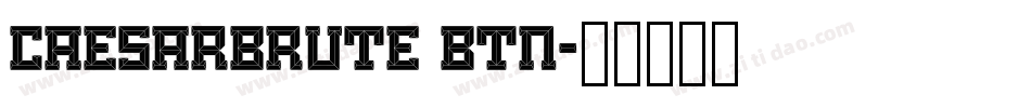 CaesarBrute BTN字体转换